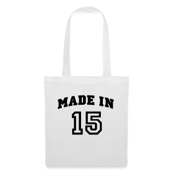 mp_madein15a - Tote Bag - white - Front