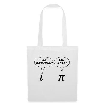 Math: Get Real - Sac en tissu - blanc - Devant