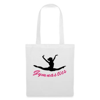 Gymnastics, gymnastique - Sac en tissu - blanc - Devant