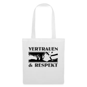 JaC's Vertrauen & Respekt 1 - Stoffbeutel - Weiß - Vorne