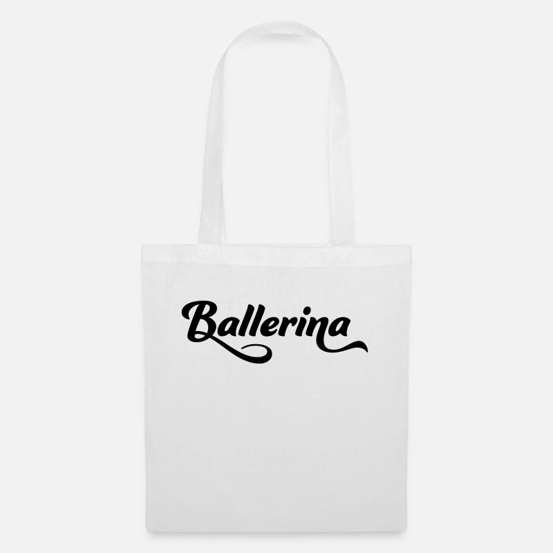 Ballerina - Stoffbeutel - Weiß
