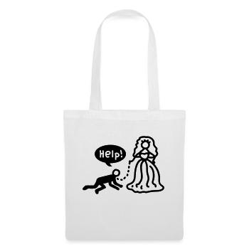 Married - help - Line - Tote Bag - white - Front
