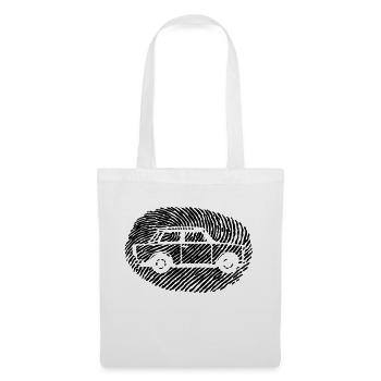 Daumenabdruck Trabi - Sac en tissu - blanc - Devant