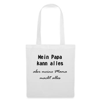 Papa kann alles - Stoffbeutel - Weiß - Vorne