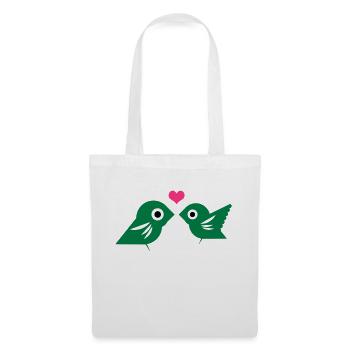 Lovebirds - Tote Bag - white - Front