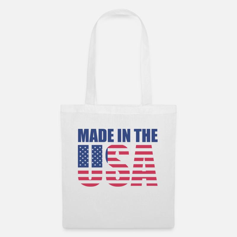 made-in-the-usa - Stoffbeutel - Weiß
