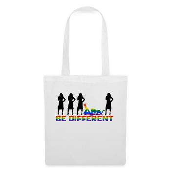 Gay - Women - Be different - EN - Sac en tissu - blanc - Devant