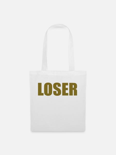 loser ocker - Stoffbeutel - Weiß