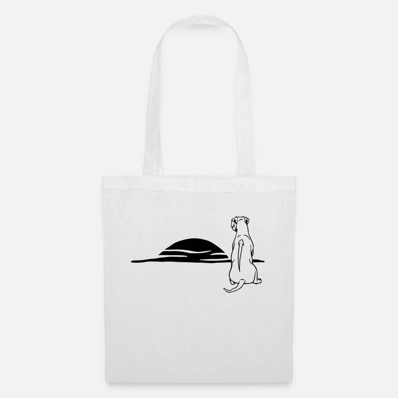 Rhodesian Ridgeback - Sac en tissu - blanc
