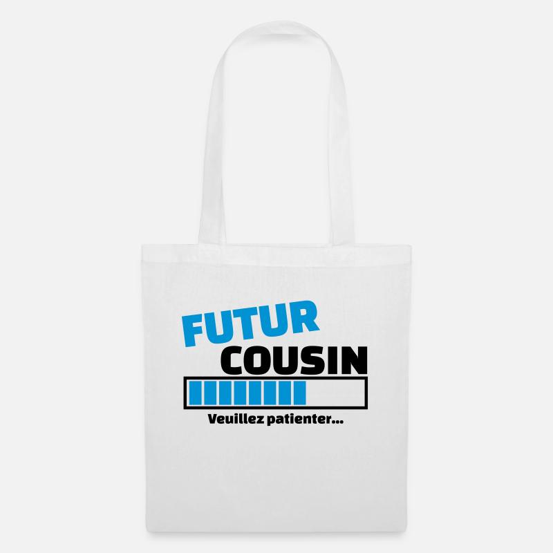 futur cousin - Sac en tissu - blanc