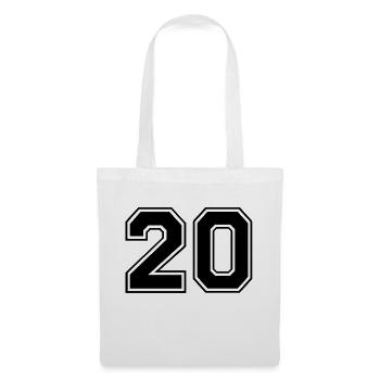 zwanzig - Tote Bag - white - Front