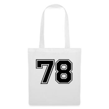 78 - Stoffbeutel - Weiß - Vorne