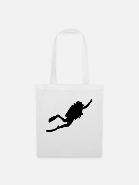 diver - Tote Bag - white