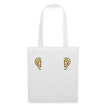 ears - Tote Bag - white - Front
