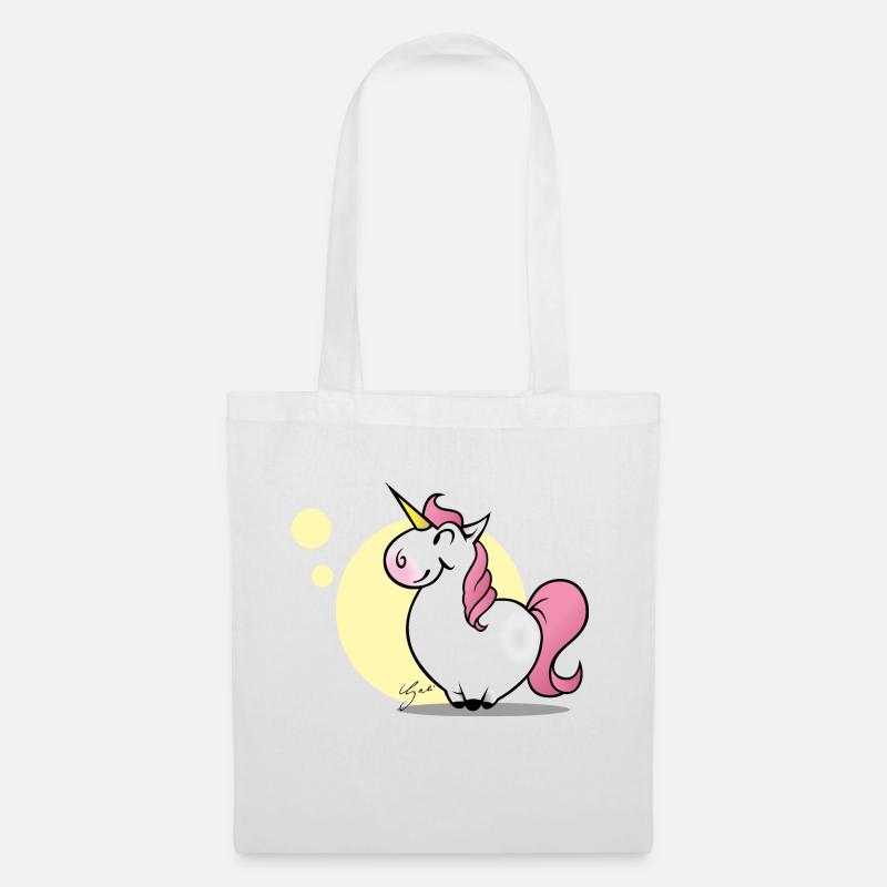 Einhorn - Stoffbeutel - Weiß
