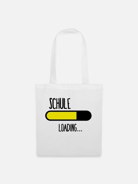 Schule Loading... - Stoffbeutel - Weiß