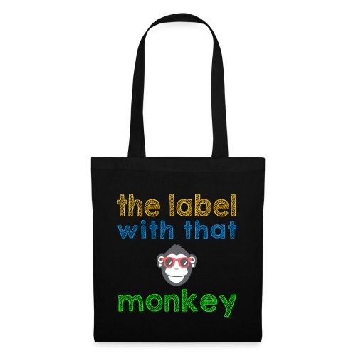 the label with that monkey - Stoffbeutel