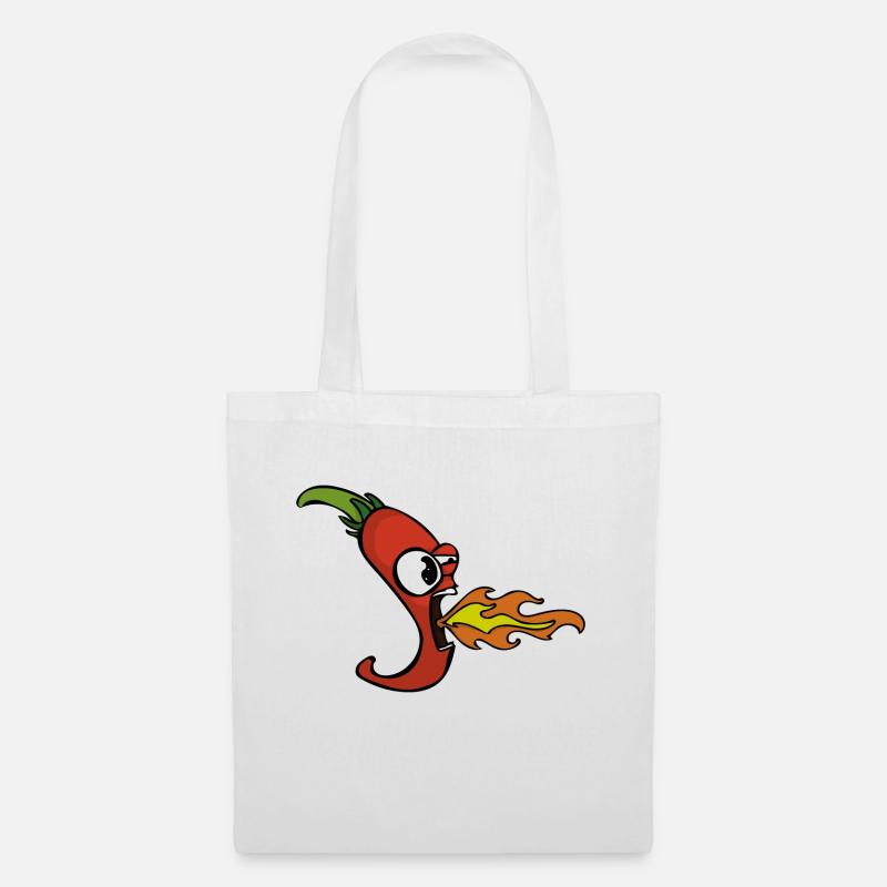 Hot Chilli - Tote Bag - white