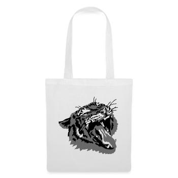 tiger - Sac en tissu - blanc - Devant