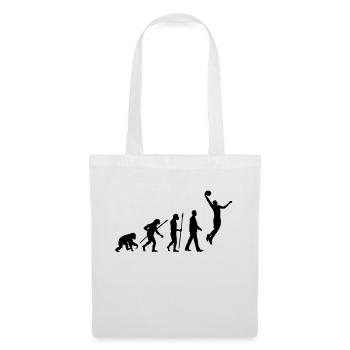 evolution_basketball_102012_a_1c - Sac en tissu - blanc - Devant