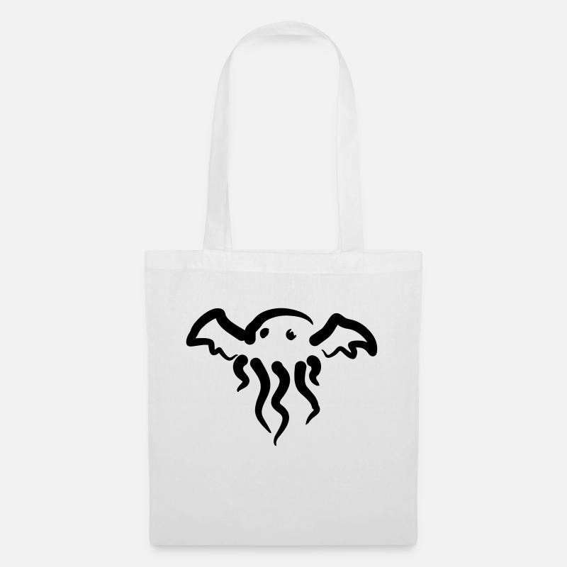 Cthulhu simple - Stoffbeutel - Weiß