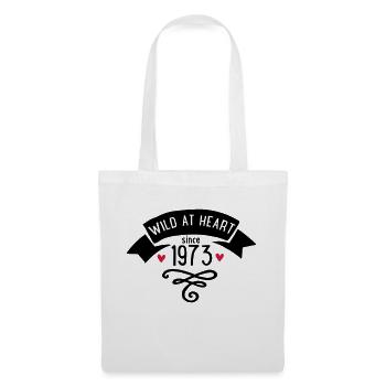 anniversaire - Sac en tissu - blanc - Devant