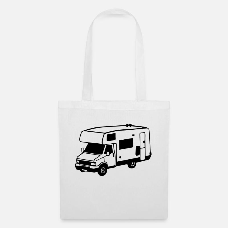 Wohnmobil - Stoffbeutel - Weiß