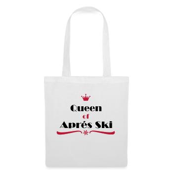 queen of apres ski - Stoffbeutel - Weiß - Vorne