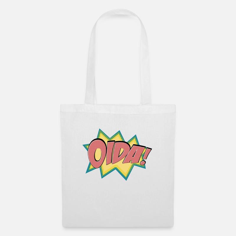 oida - Stoffbeutel - Weiß