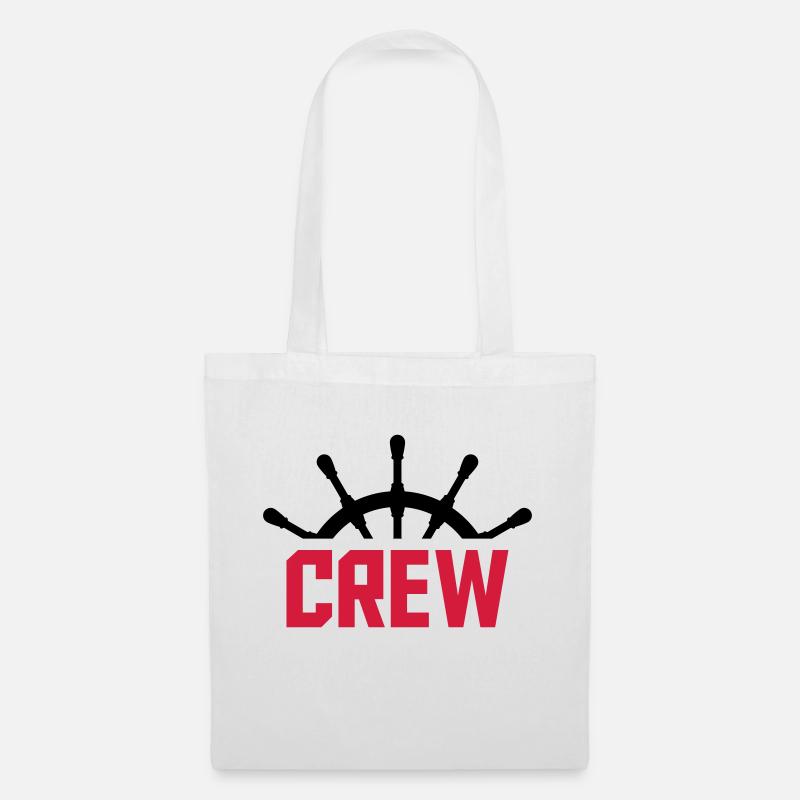 Crew Steuerrad Design - Stoffbeutel - Weiß