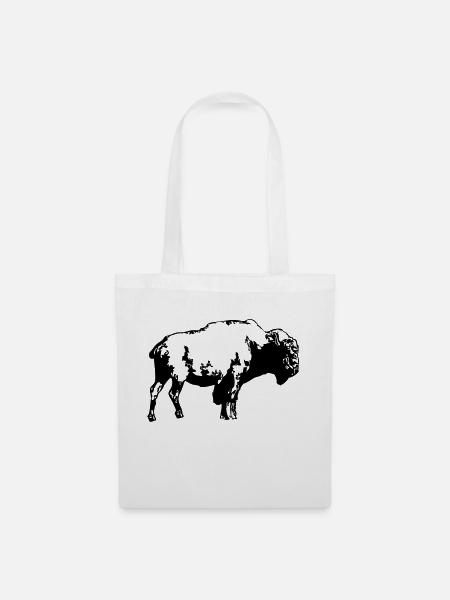 Buffalo - Bull - Stoffbeutel - Weiß