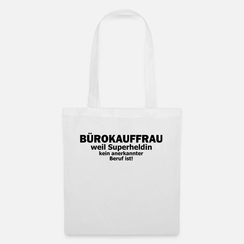 bürokauffrau - Stoffbeutel - Weiß