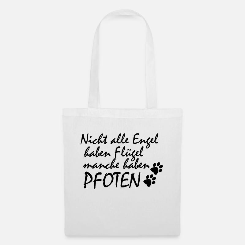 Pfoten Engel - Stoffbeutel - Weiß