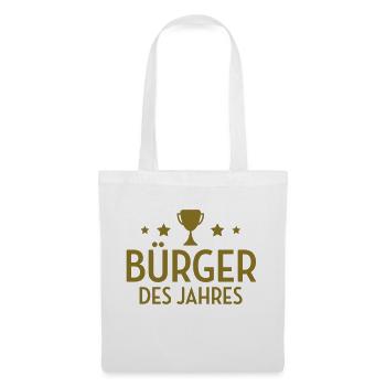 Bürger - Bürgerin - Bürgerrecht - Bürgerliche - Stoffbeutel - Weiß - Vorne