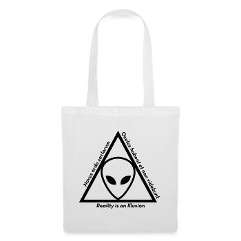 Ovni Ufo Extraterrestre Espace Geek Planète - Sac en tissu - blanc - Devant