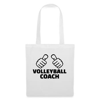 Volleyball coach - Tote Bag - white - Front