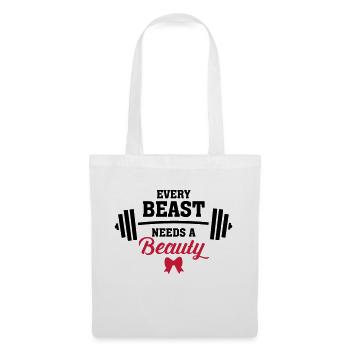 Beauty - Beast (Part 2) - Sac en tissu - blanc - Devant