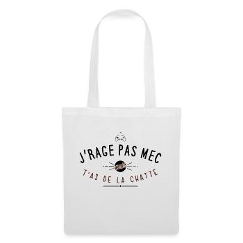 Mauvais joueur - Sac en tissu - blanc - Devant