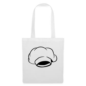cuisinier chapeau de chef de cuisine - Sac en tissu - blanc - Devant