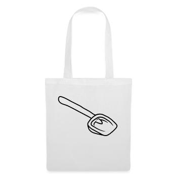 Contour version yellow shovel sandbox toy - Tote Bag - white - Front