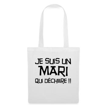 Marriage Wedding Husband Mari Love Mariage Ehemann - Tote Bag - white - Front