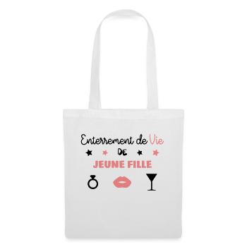 Enterrement de Vie de Jeune Fille - EVJF - Mariage - Tote Bag - white - Front