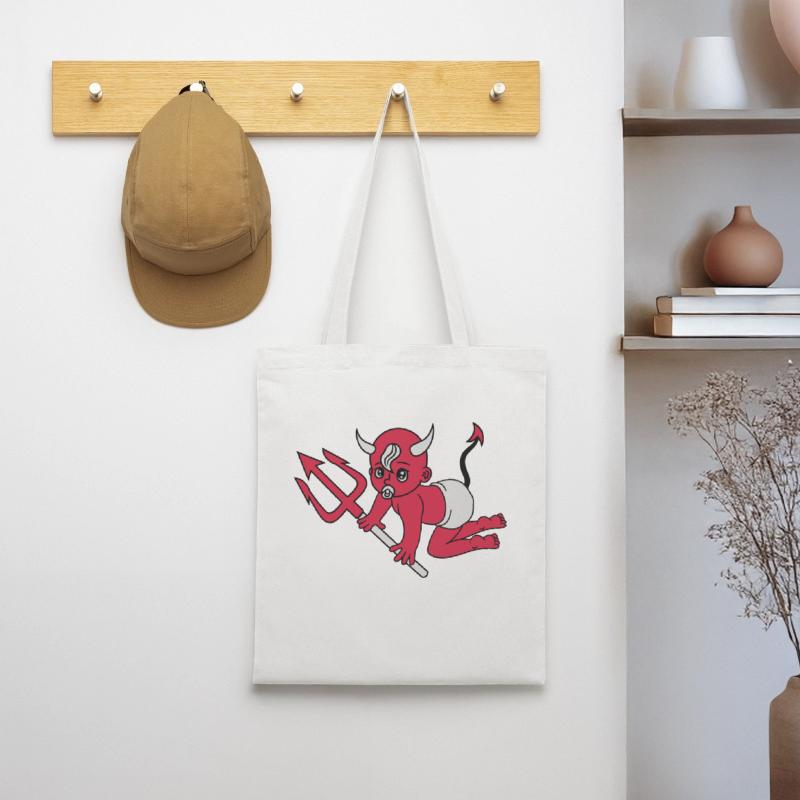 evil devil demon hell devil satan crawling pacifie Tote Bag