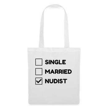 Naturism Naturist FKK Naturisme Naturiste Nudist - Tote Bag - white - Front