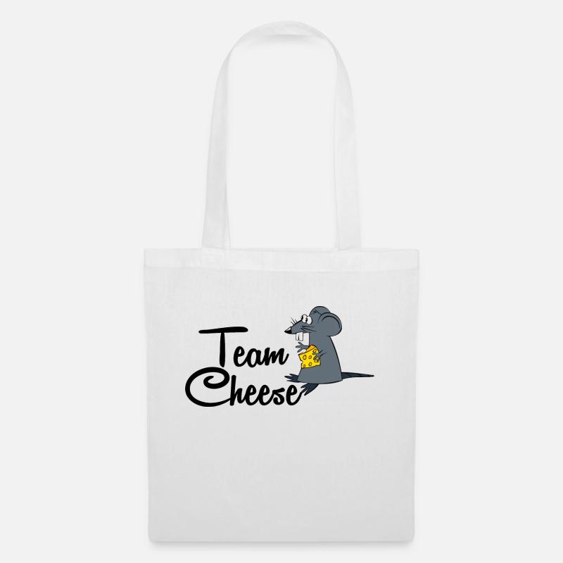 team cheese cheese mouse - Tote Bag - white