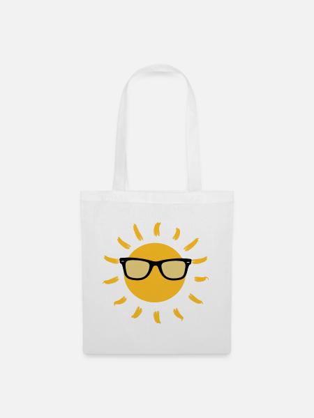 Summer / Sonne / Eté / Holidays / Sun / Soleil - Tote Bag - white
