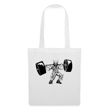Wikinger Viking Bodybuilder Training Gym - Tote Bag - white - Front