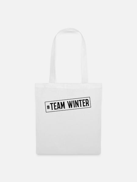 winter team - Stoffbeutel - Weiß