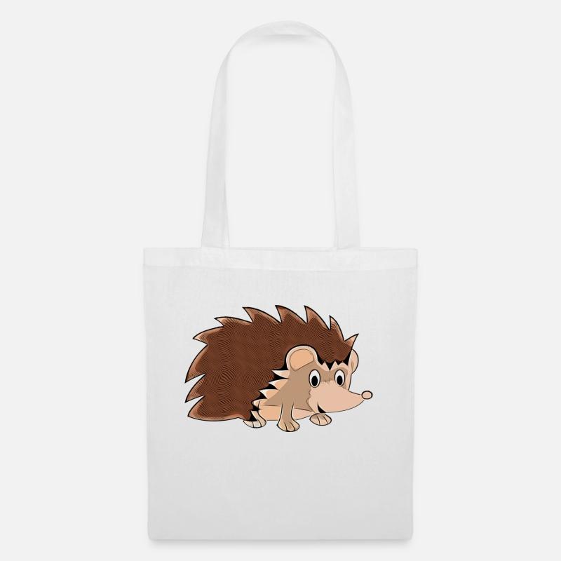 igel - Stoffbeutel - Weiß