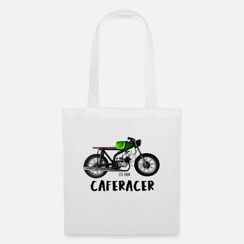 Simson S51 Caferacer - Stoffbeutel - Weiß
